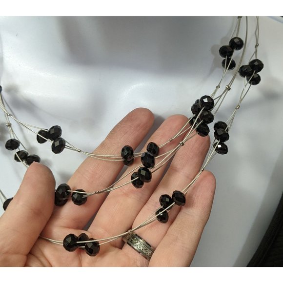 Gothic Celestial Cluster Necklace - Picture 6 of 6